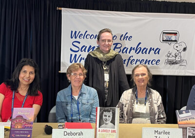 I appeared on the Murder, Mystery, and thriller author panel at the Santa Barbara Writers conference in June.