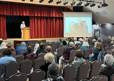 Book talk and slide show of old press photos at Leisure Village in Camarillo.